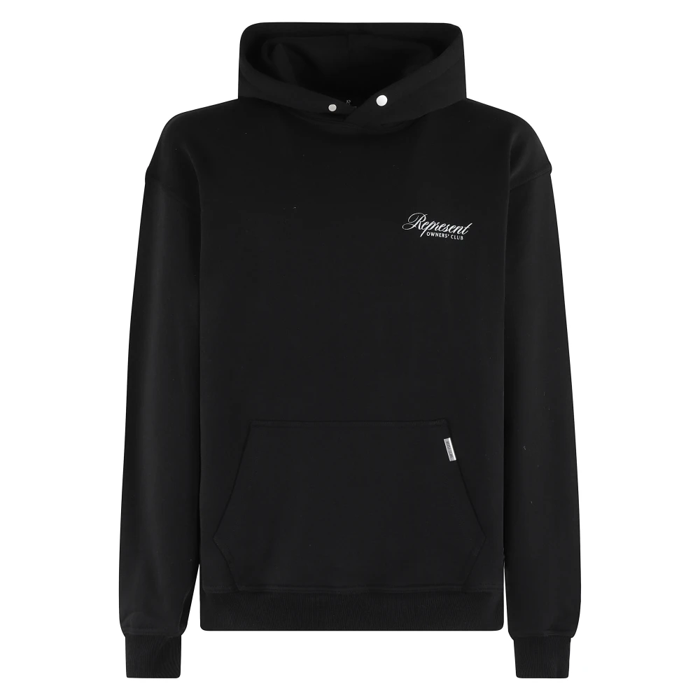 Represent Club Script Hoodie Black Heren