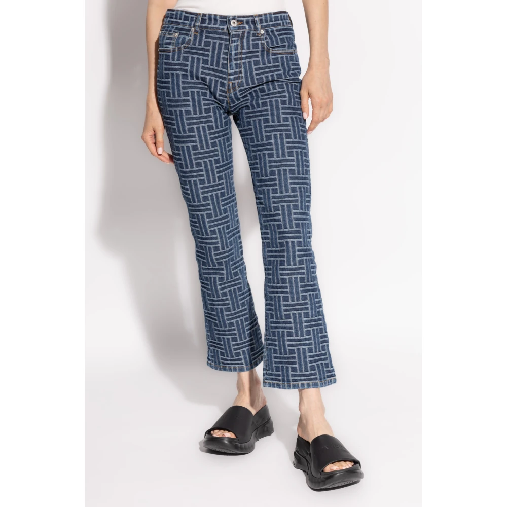 Kenzo Jeans met logo Blue Dames