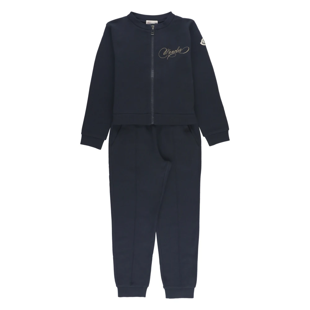 Moncler Blå Baby Jumpsuit Sweatshirt Byxor Set Blue, Pojke