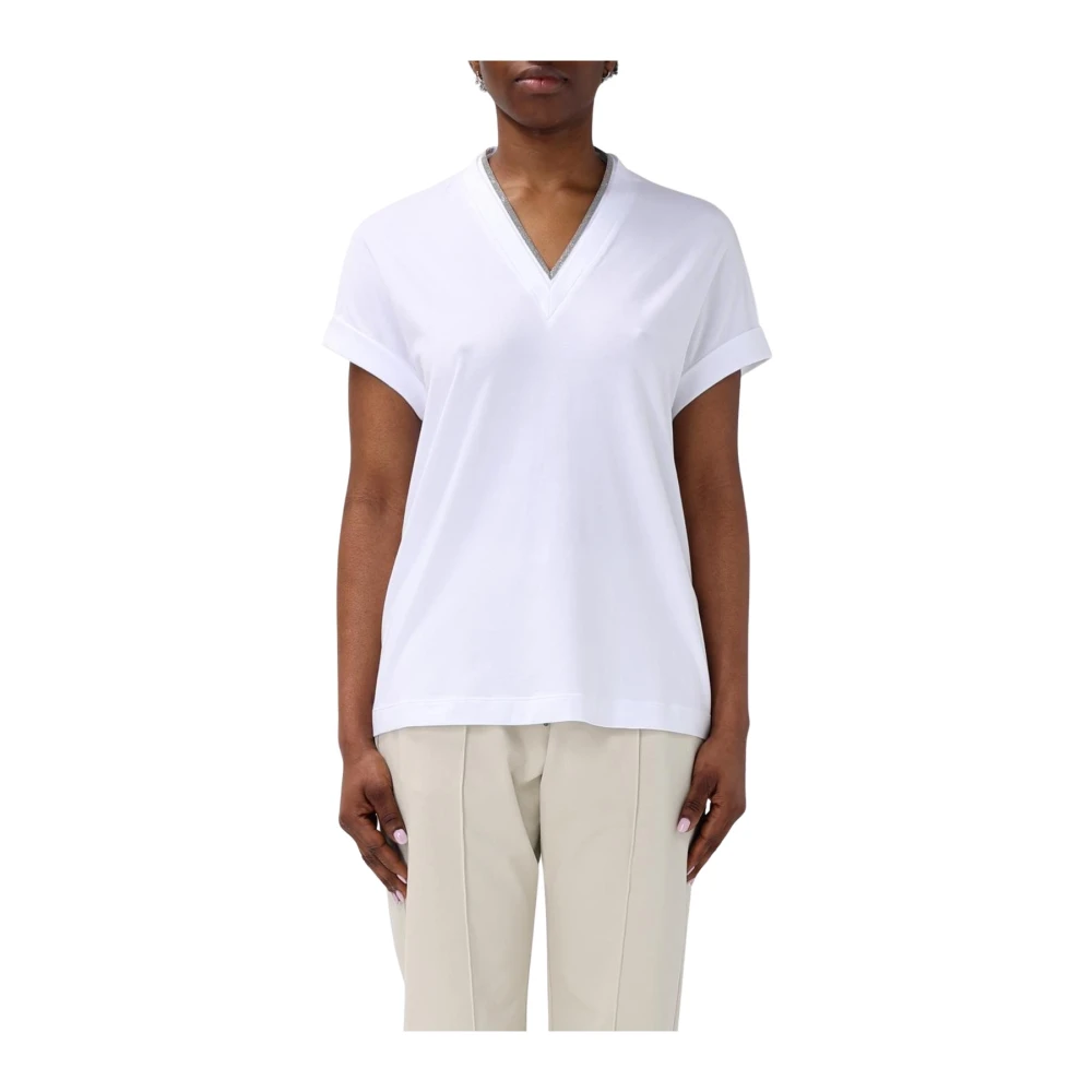 Tops > T-Shirts - - Brunello Cucinelli - Modalova