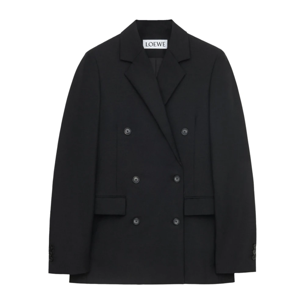 Loewe - Jackets > Blazers - Black - Loewe - Modalova