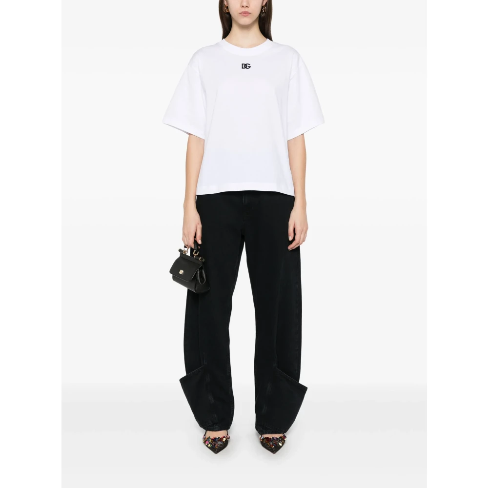 Dolce & Gabbana Witte T-shirts en Polos White Dames