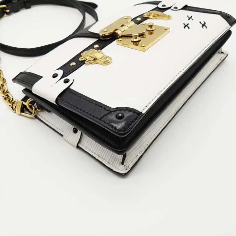 Louis Vuitton Vintage Pre-owned Leather louis-vuitton-bags White Dames