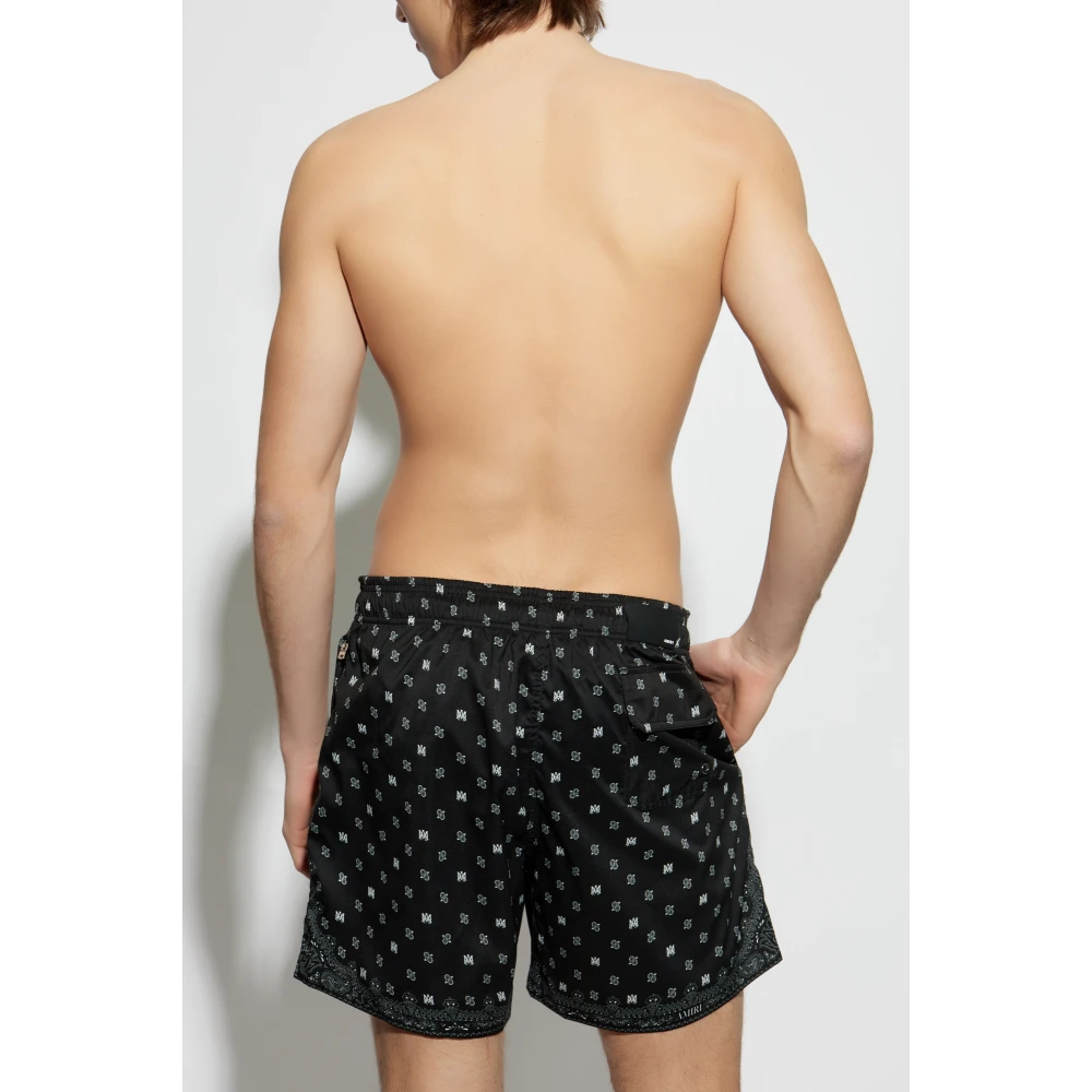 Amiri Zwembroek Black Heren