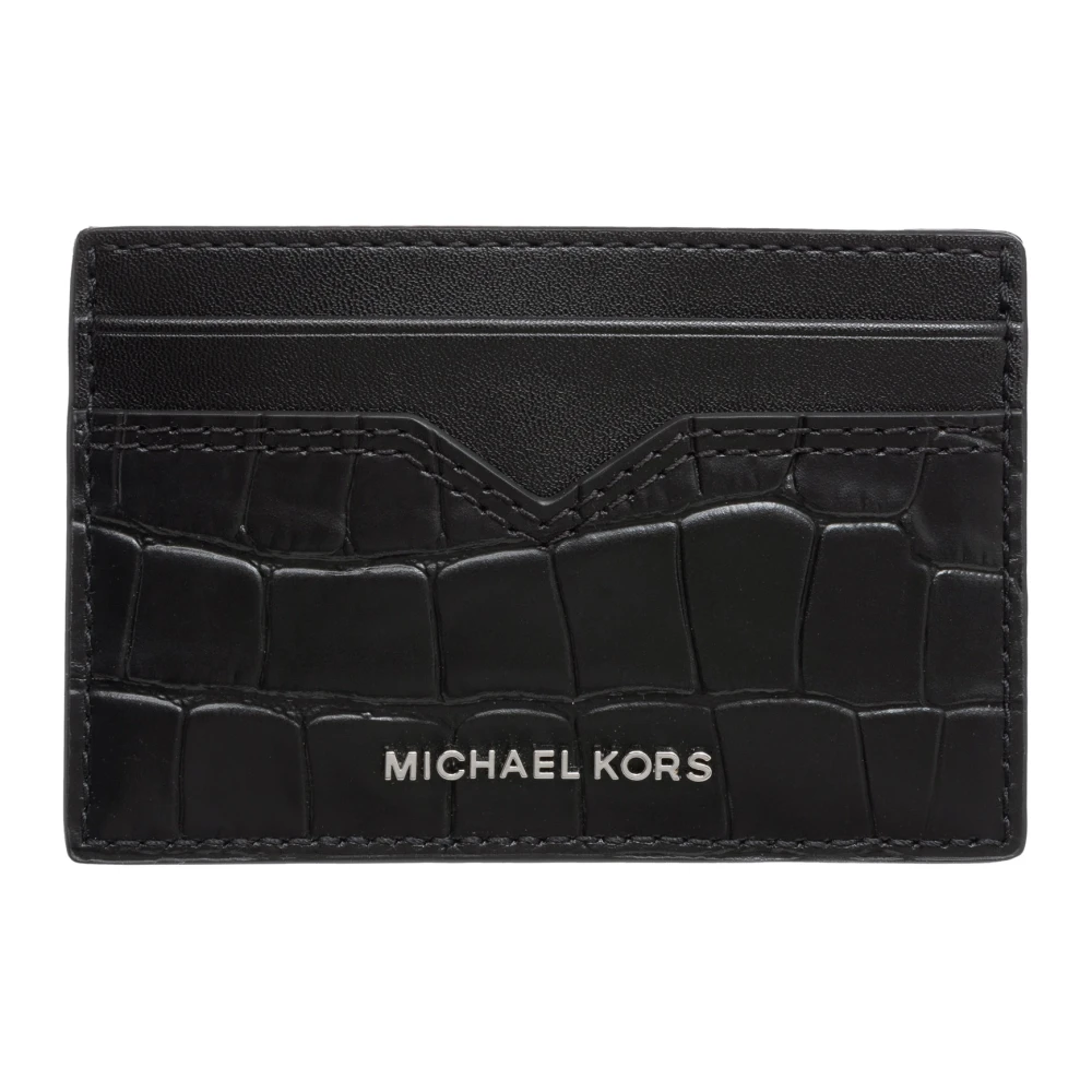 Michael Kors Eenvoudige Creditcardhouder met Logo Black Heren