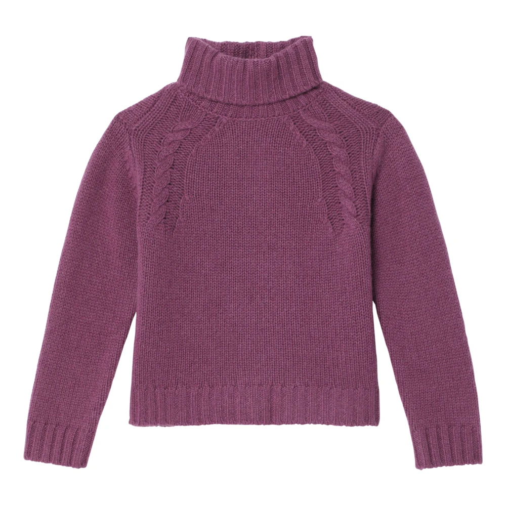 Bonpoint Tröja Turtleneck Purple, Unisex