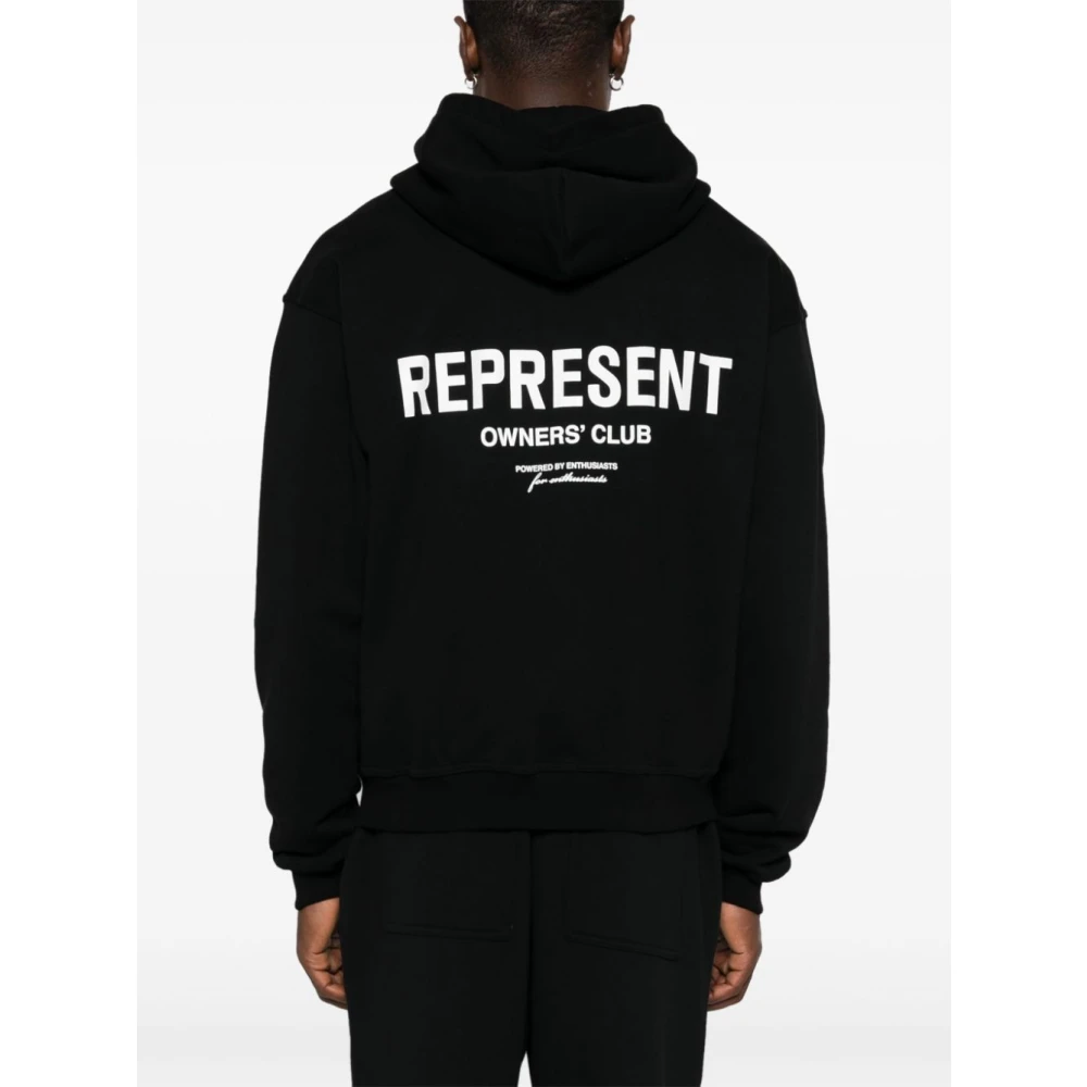Represent Zwarte Zip Hoodie Black Heren