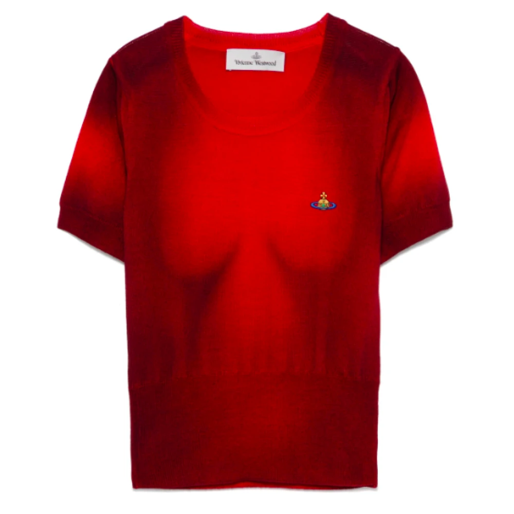 Vivienne Westwood Rood Zwart Eli Top Stijlvol ontwerp Red Dames