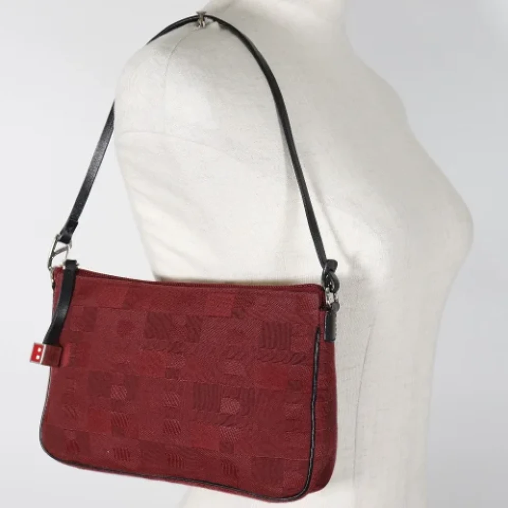 Bally Pre-owned Cotton shoulder-bags Red Dames