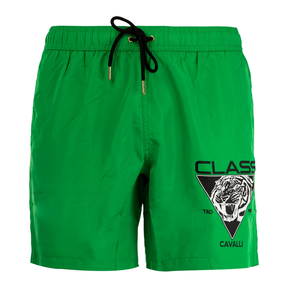 Cavalli Class Boxerstijl Herenzwemkleding Green Heren