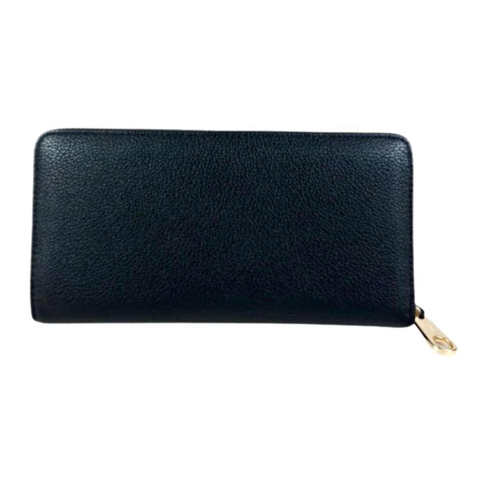 Twinset Zwarte portemonnee met ritssluiting Black Dames