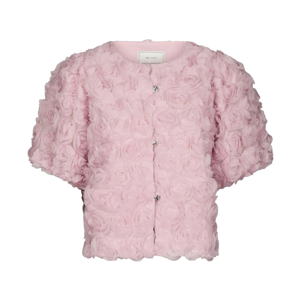 Neo Noir Pink Blouses, Female, L, Aisa Blouse