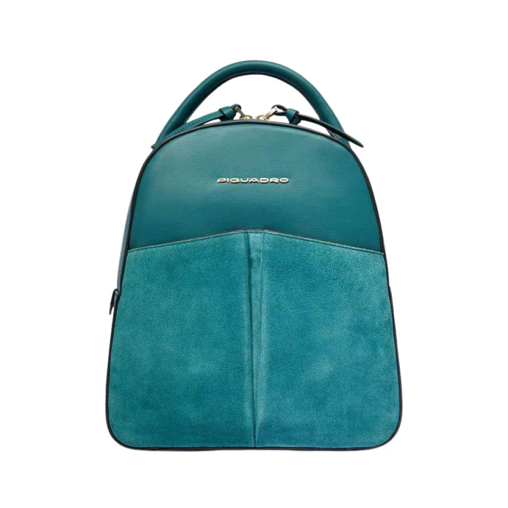 Piquadro Stijlvolle Rugzak voor Dagelijks Gebruik Green Unisex