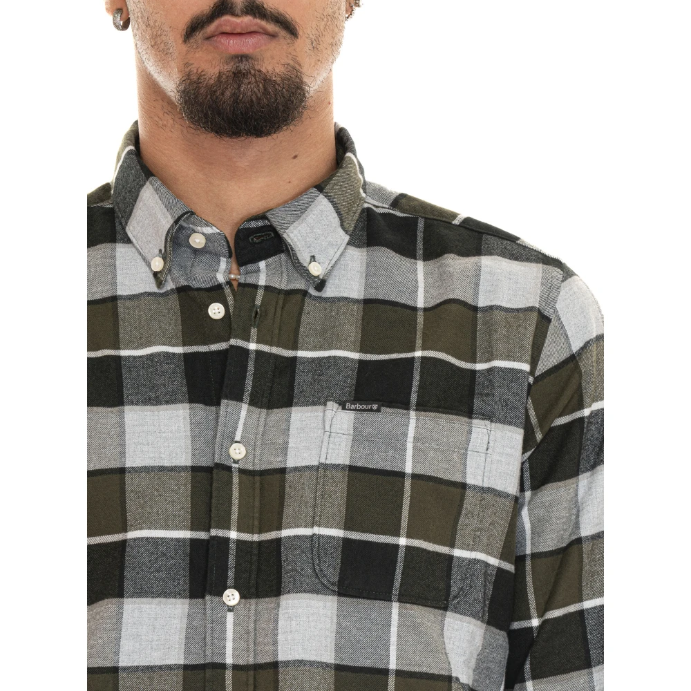 Barbour Geruite Button-Down Casual Overhemd Multicolor Heren