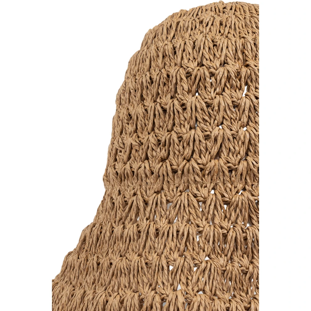 By Malene Birger Gevlochten hoed Strawie By Herenne Birger Beige Dames