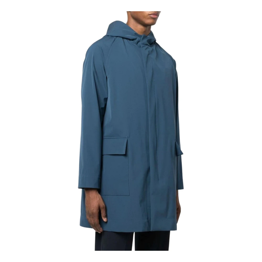 Tagliatore Regenjas Blijf droog in stijl Blue Heren