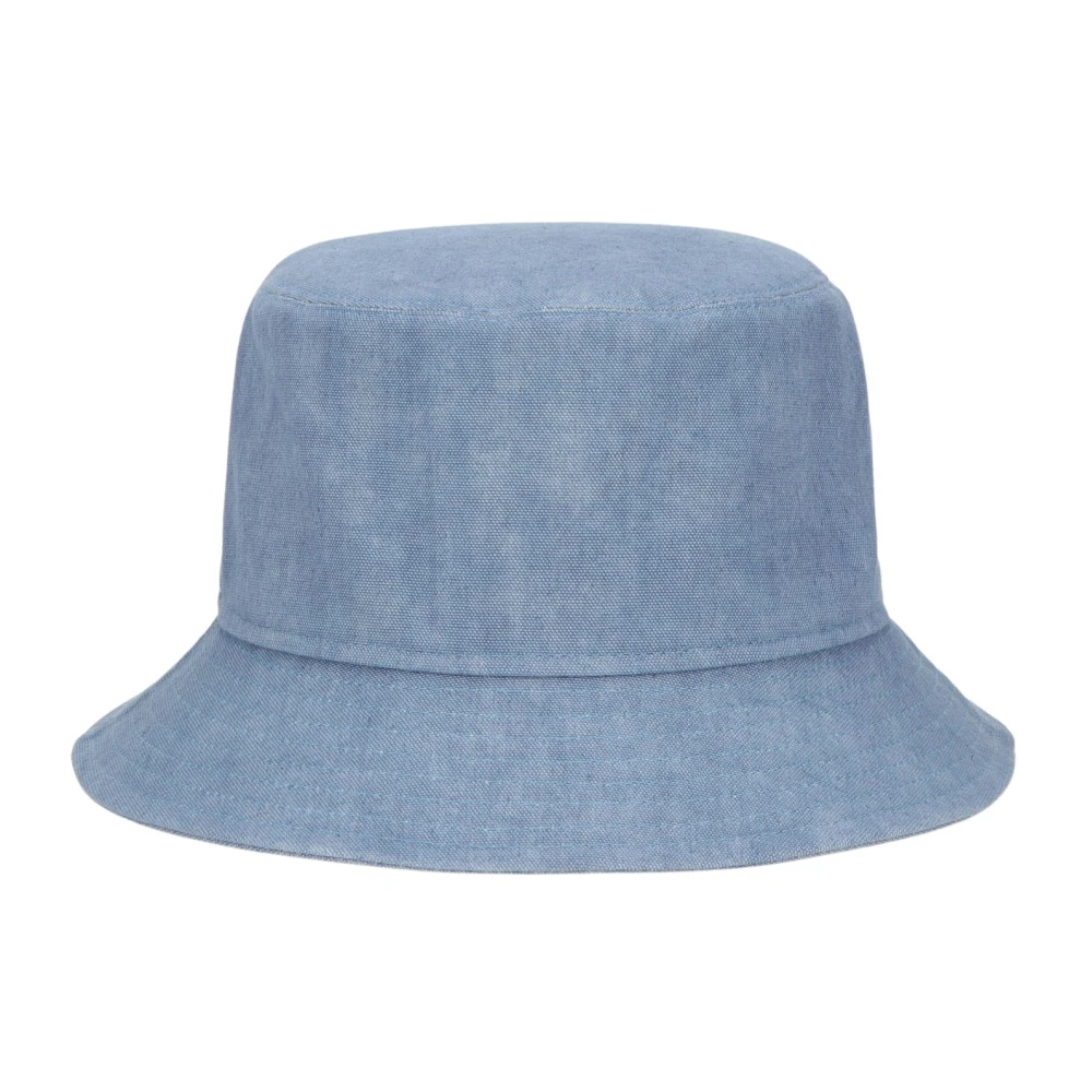 Borsalino Stijlvolle Bucket Hat met Zachte Kroon Blue Unisex