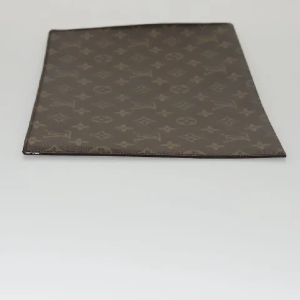 Louis Vuitton Vintage Pre-owned Canvas clutches Brown Dames