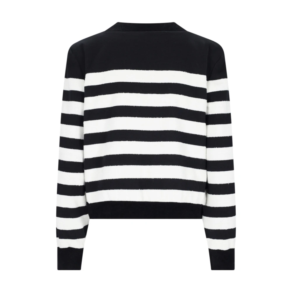 Balmain Zwarte Sweaters voor Mannen Black Dames