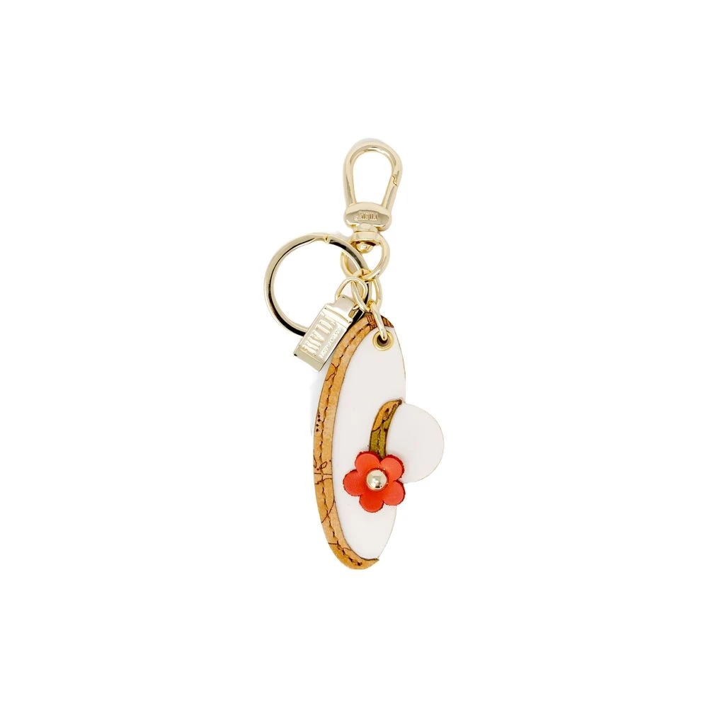 Alviero Martini 1A Classe Women's Beige Keyrings, One Size, Polyester Keychain Spring/Summer Collection