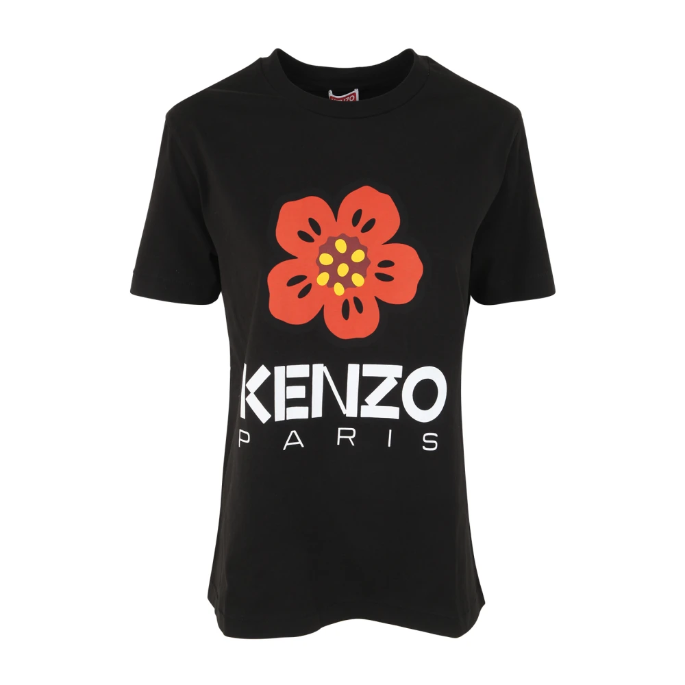 Kenzo Losse T-shirt in 99J Zwart Black Dames