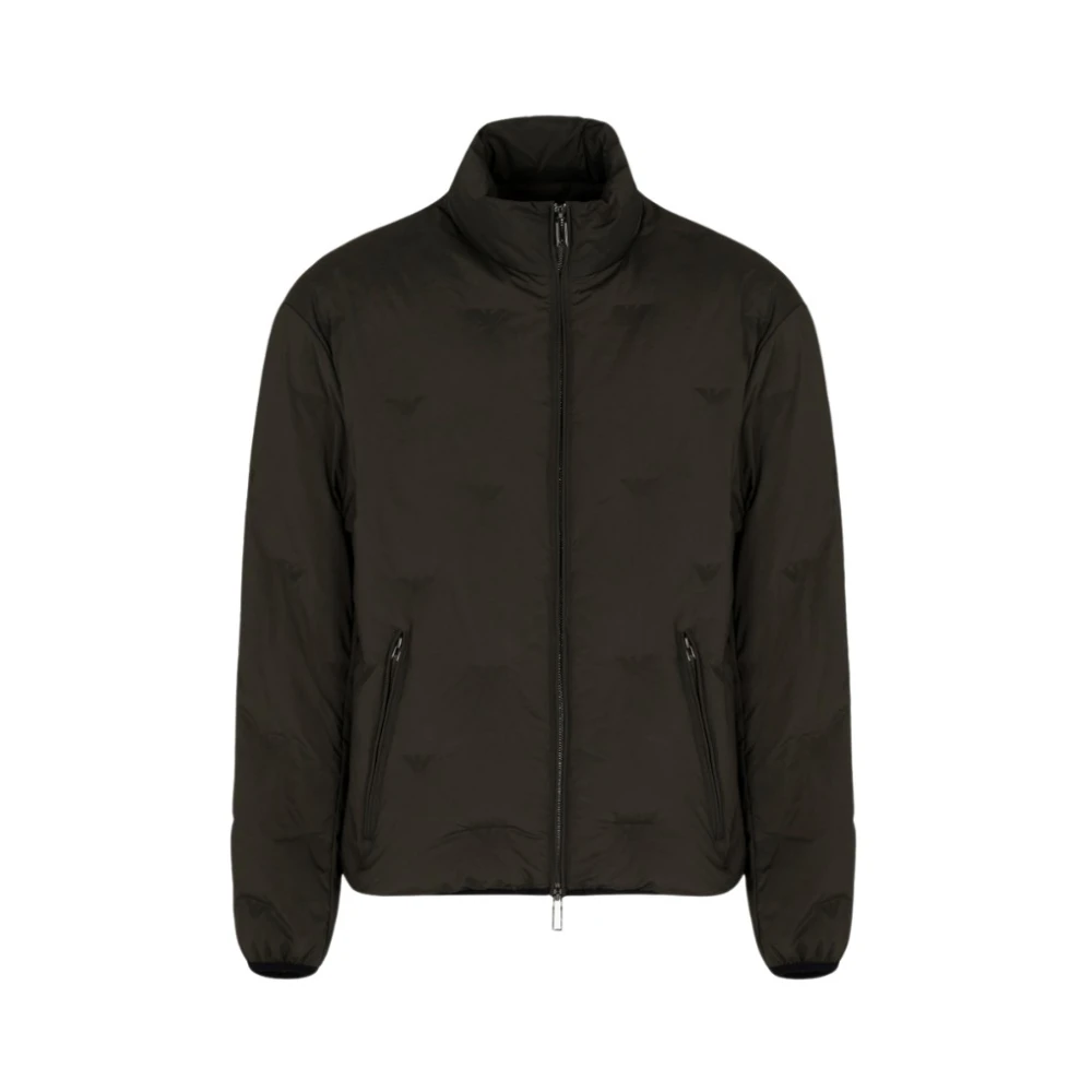Emporio Armani Hombre Negro Chaquetas, Talla: L