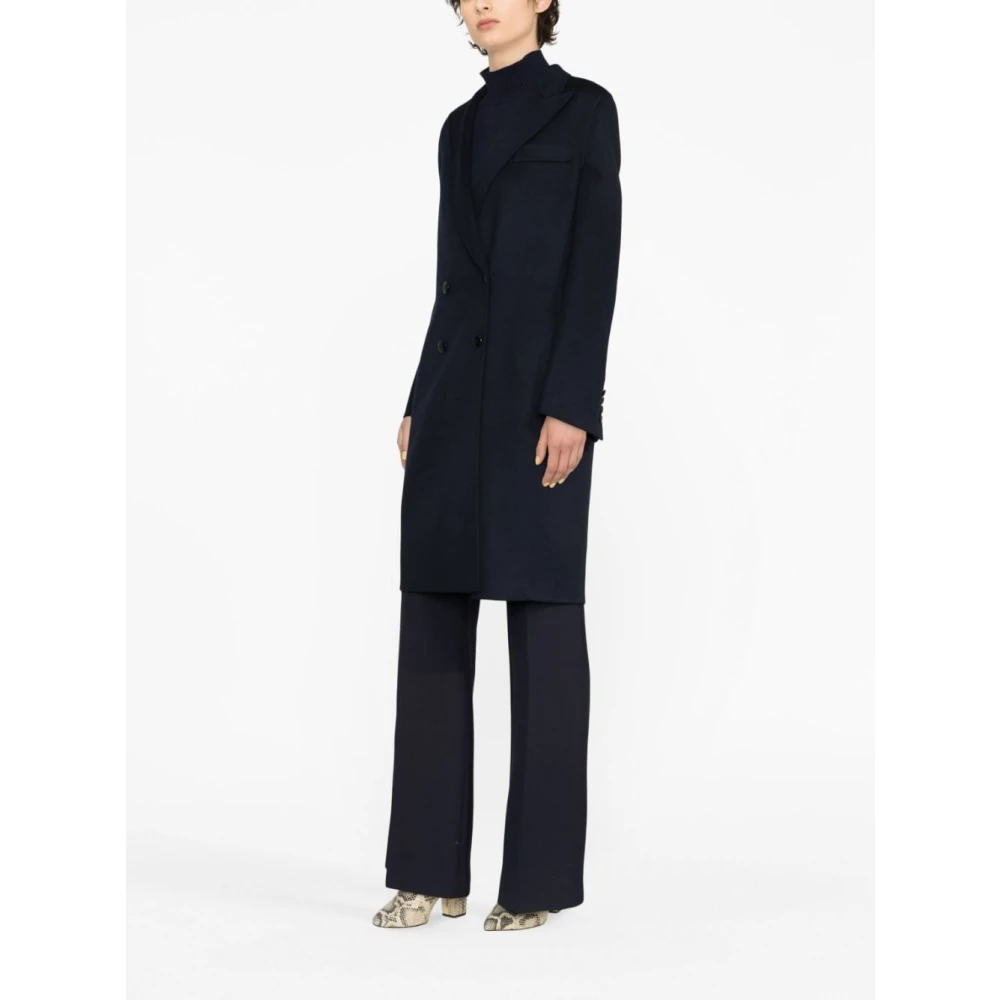 Giorgio Armani Stijlvolle Jas voor Mannen en Vrouwen Blue Dames