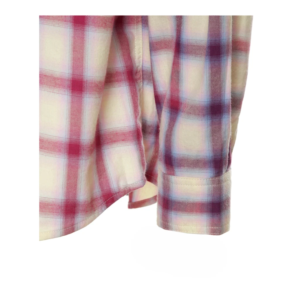 Isabel marant Geruit katoenen overhemd Multicolor Heren
