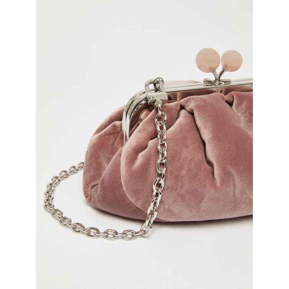 Max Mara Weekend Roze Velvet Pasticcino Tas Pink Dames