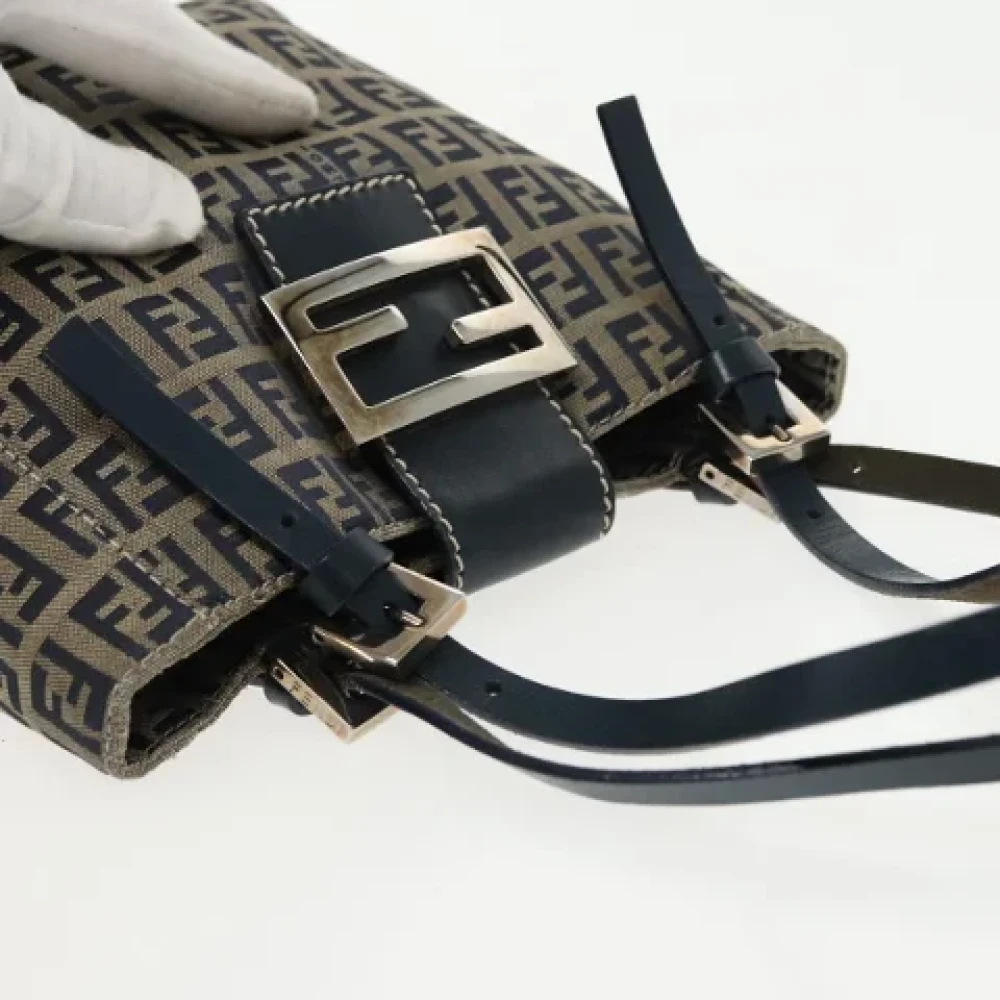 Fendi Vintage Pre-owned Canvas fendi-bags Blue Dames