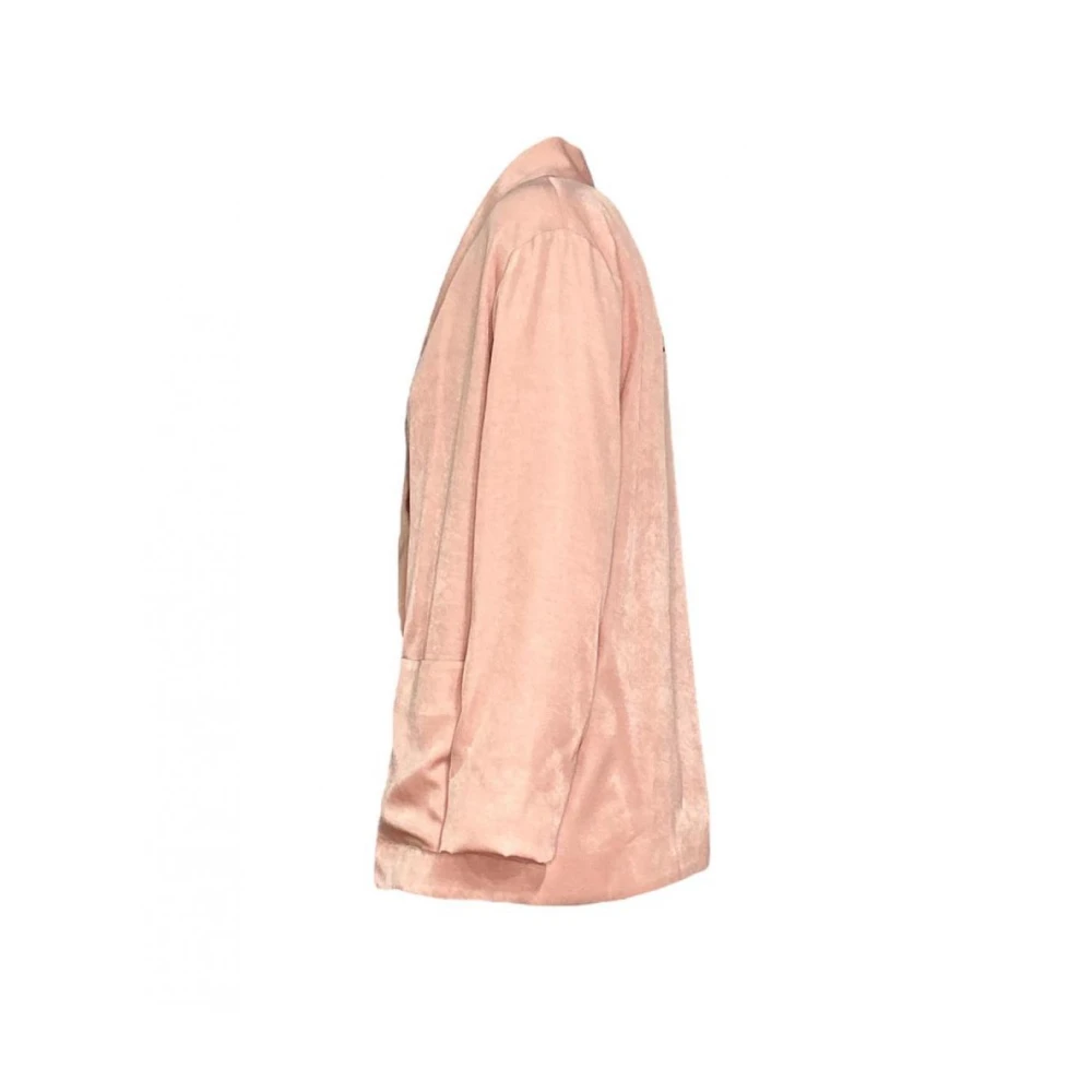 Molly Bracken Viscose blazer met knoopsluiting Pink Dames