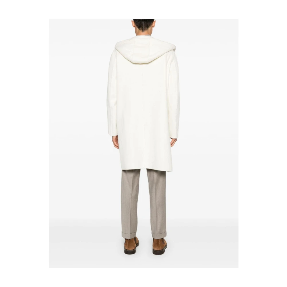 Lardini Dubbele Jas in Ivoor Beige Heren