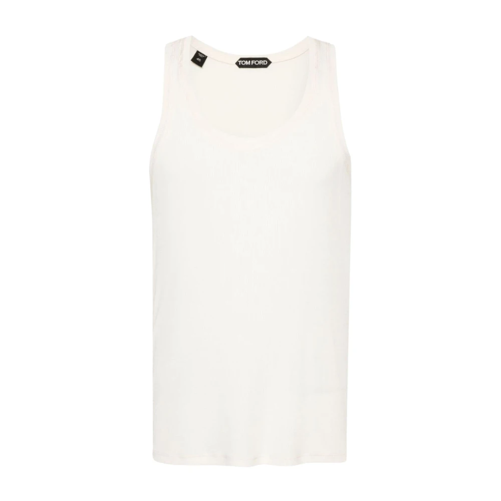 Tom Ford Witte T-shirts & Polos voor mannen White Heren