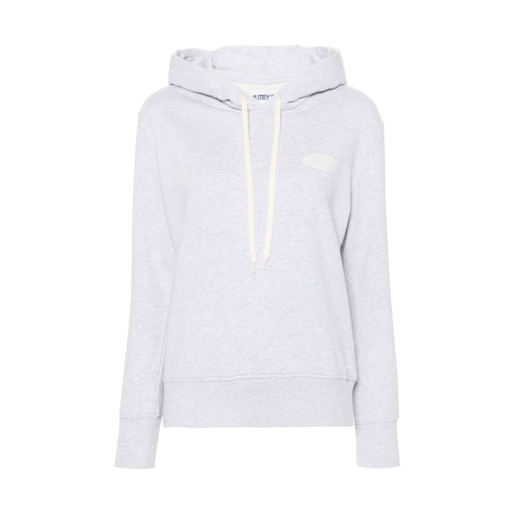 Autry Hoodie met logo-print Gray Dames
