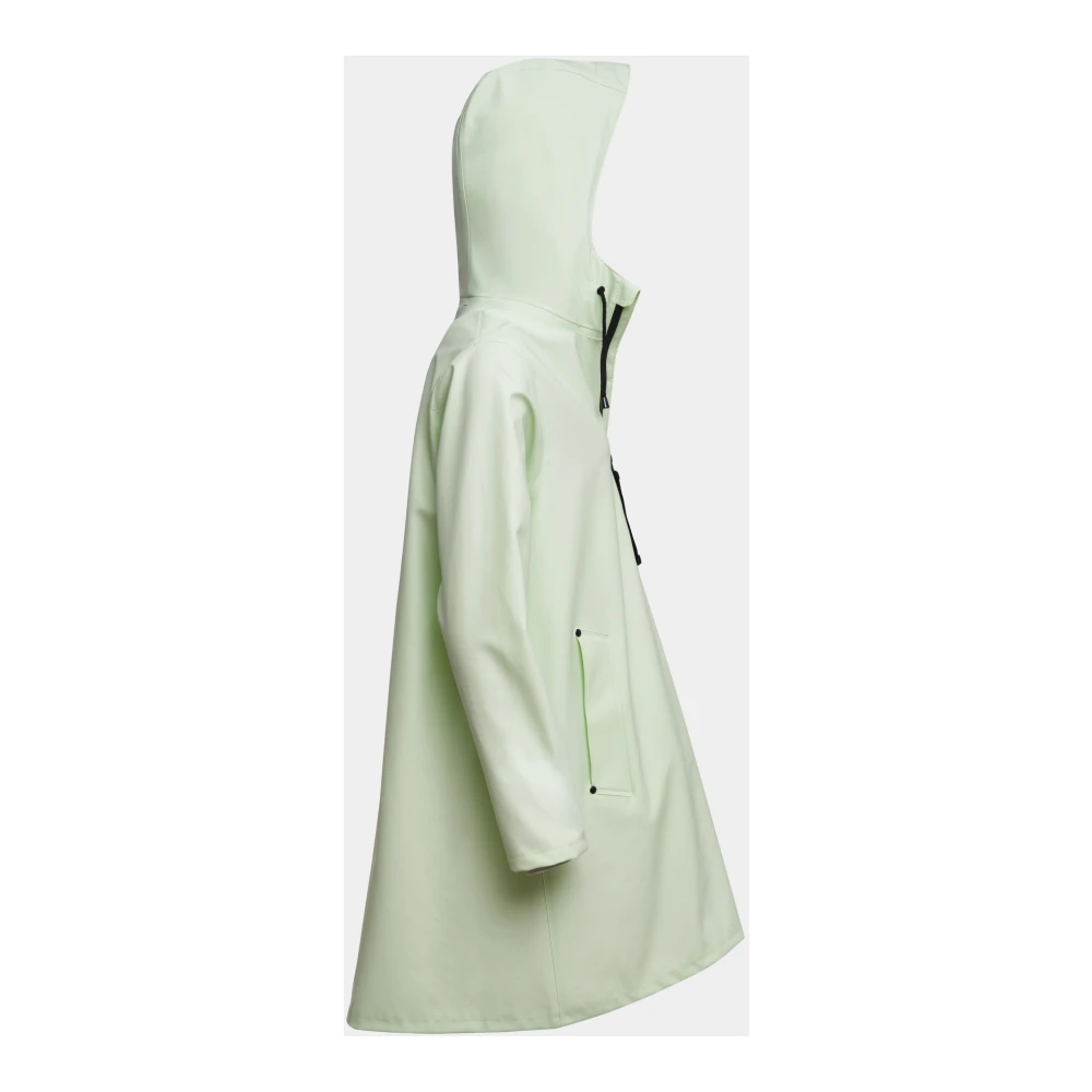 Stutterheim Lichtgewicht rits regenjas Green Dames