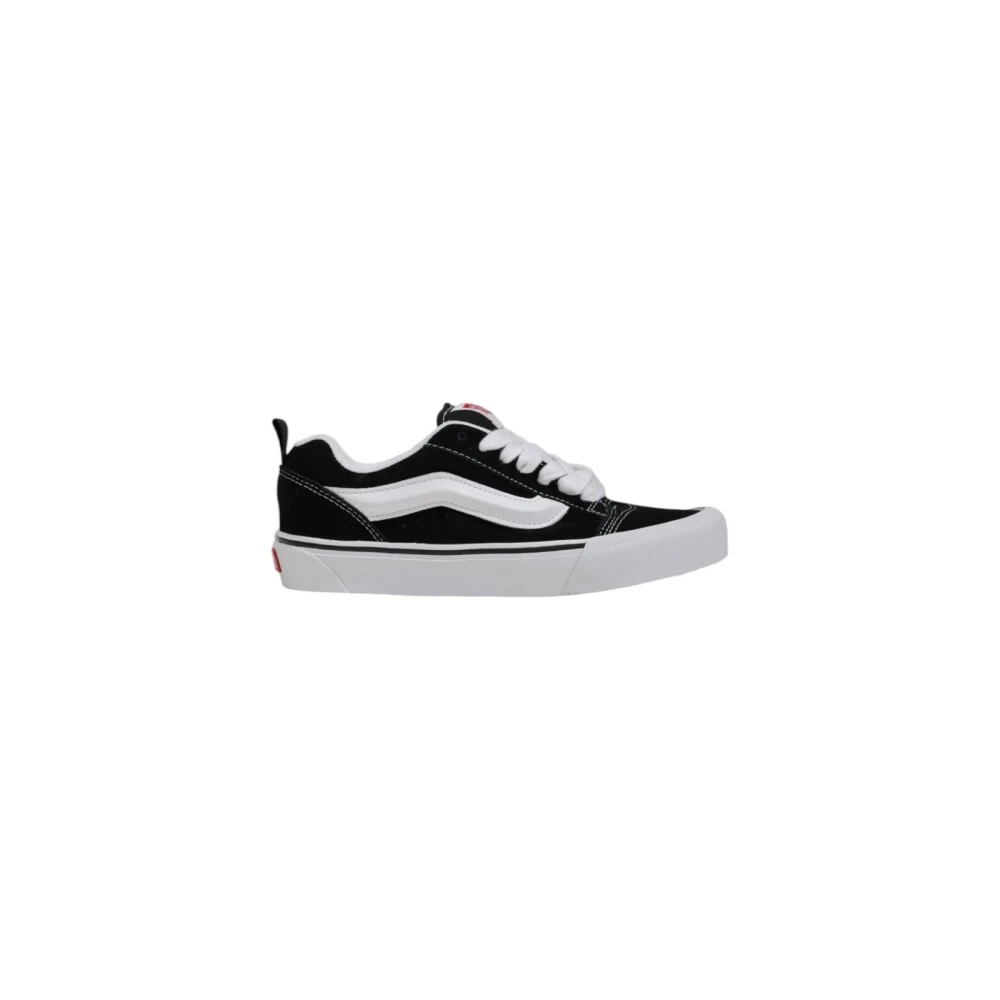 Vans Women's Black Sneakers, 12 Uk, Lace-Up Leather Trainers