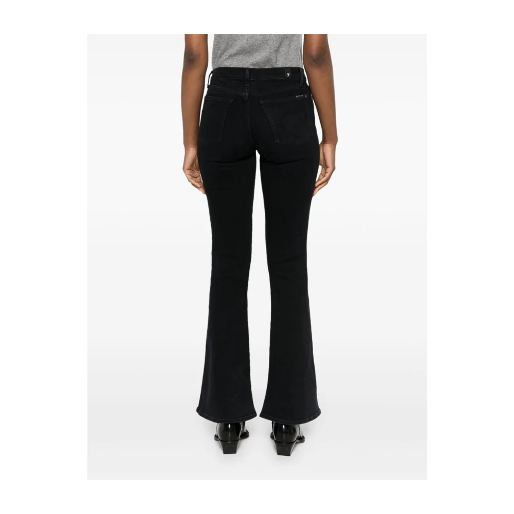 7 For All Mankind Zwarte Jeans voor Vrouwen Aw24 Black Dames
