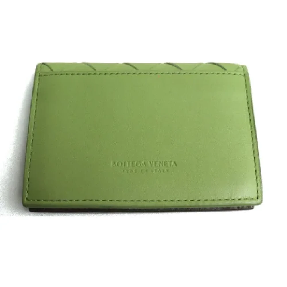 Bottega Veneta Vintage Pre-owned Leather wallets Green Heren