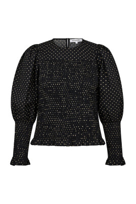 davinacc-dot-smock-blus