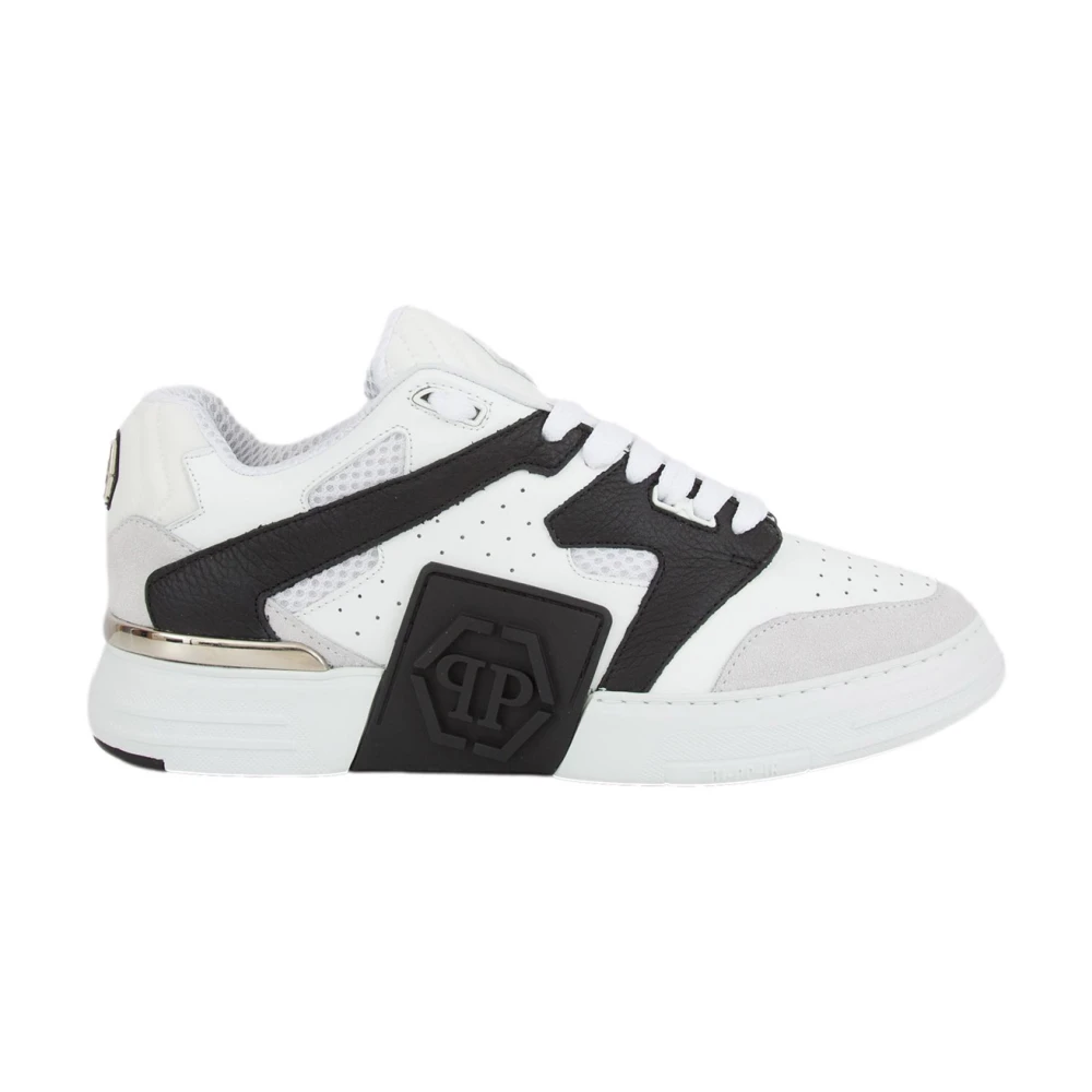 Philipp Plein Men's White Low-Top Trainers - Sneakers - 9 Uk - Shoes