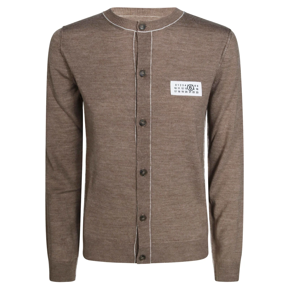 Mm6 Maison Margiela Donna Marrone Maglie, L, New,