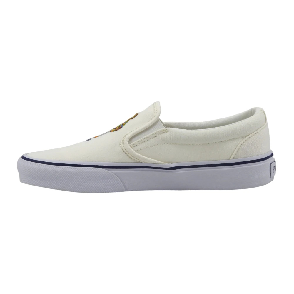 Ralph Lauren Uomo Bianco Scarpe, 43 Eu, New,