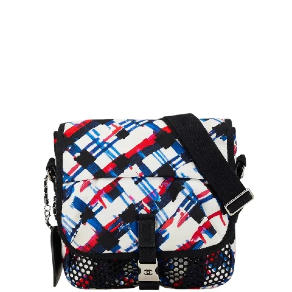 Chanel Vintage Pre-owned Canvas crossbody-bags Multicolor Dames