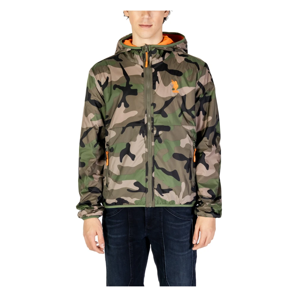 U.s. Polo Assn. Uomo Verde Collezione Giubbotti E Cappotti