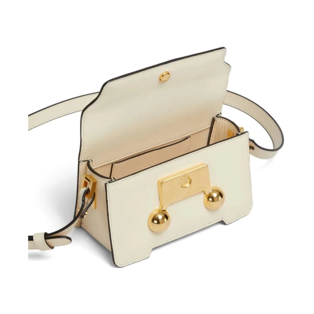 Marni Trunkaroo Schoudertas in Wit White Dames