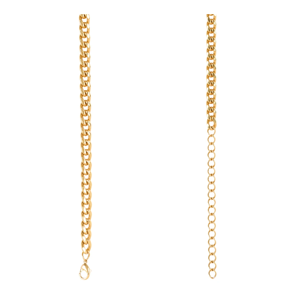 Balmain 'Je t'aime' messing ketting riem Yellow Dames