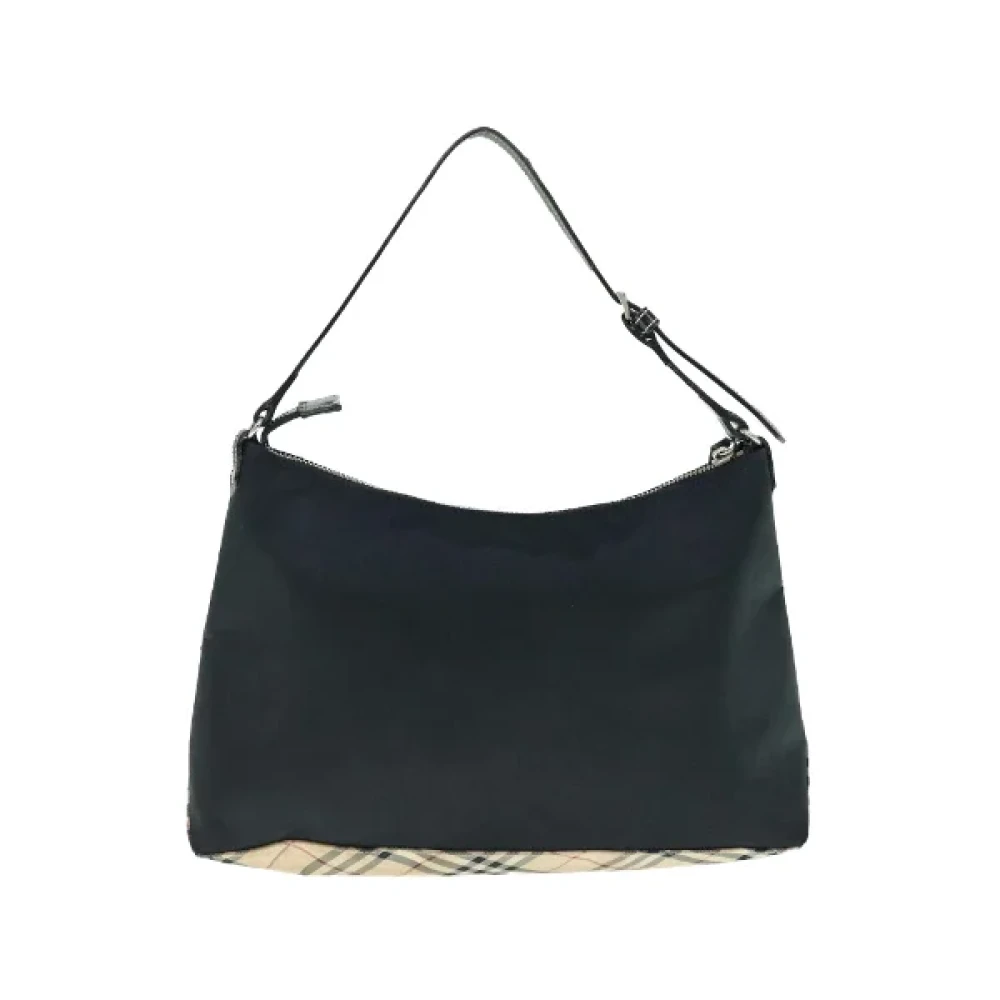 Burberry Vintage Pre-owned Nylon shoulder-bags Black Dames