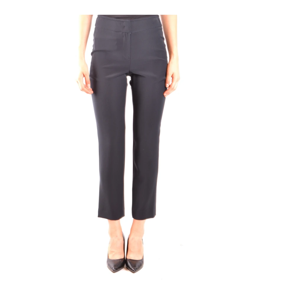 Armani Blue Stylish Trousers - Female - Cropped Trousers - L - Trousers