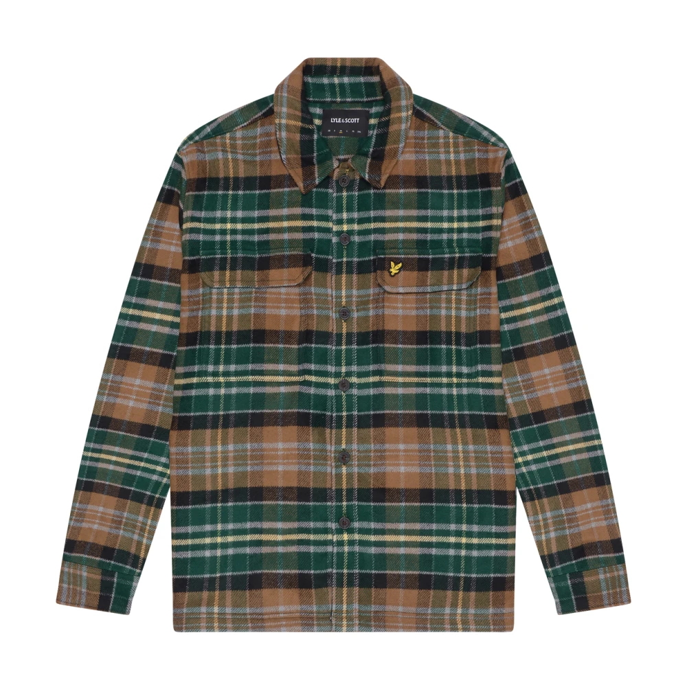 Lyle & Scott Check Flannel Overshirt Multicolor Heren