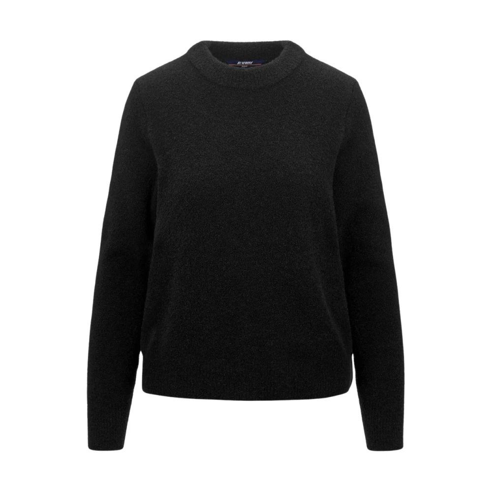 K-way Zwart Grijs Sweatshirt A1X Black Dames